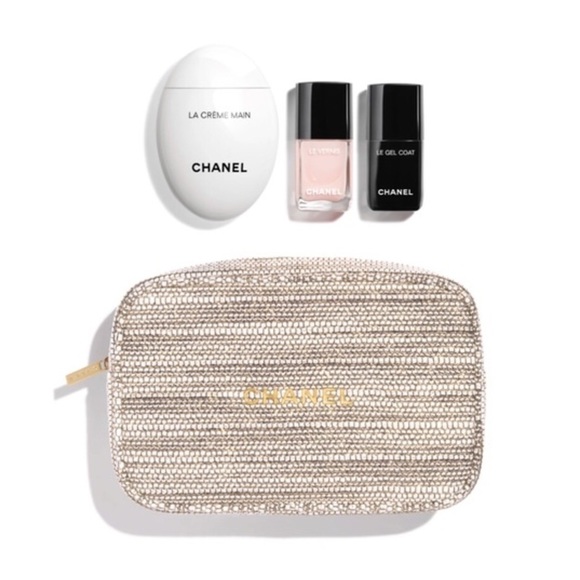 Chanel Holidays Stay Polished Nail Set Hand Cream + Top Coat + Nail Polish New - Picture 3 of 8